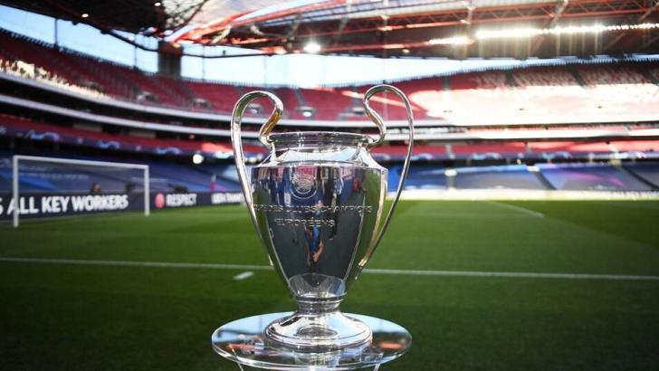 The Champions League trophy
